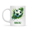 Custom Kids Soccer Mug – Personalised Gift for Future Football Stars