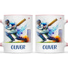 Custom Kids Cricket Mug – Personalised Name Gift for Young Cricket Fans