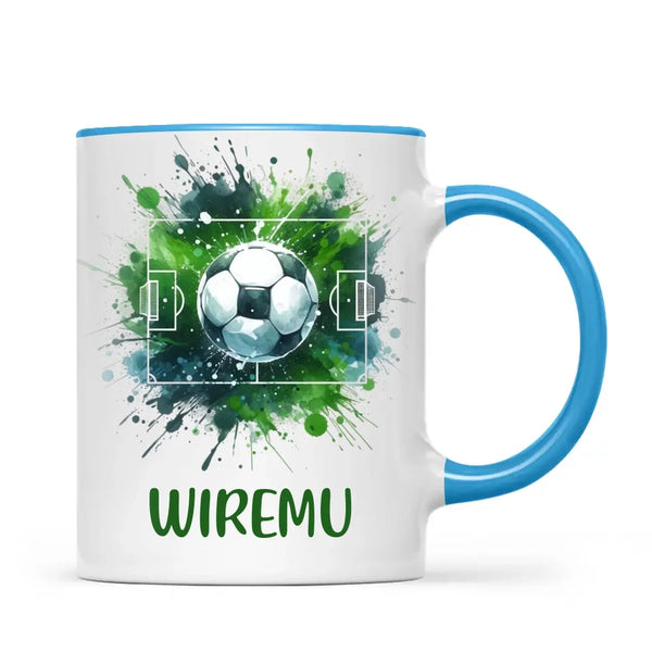 Personalised Soccer Mug with Name – Perfect Gift for Young Football Fans