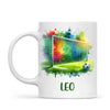 Personalised Football Mug for Kids – Custom Name Soccer Gift for Young Players