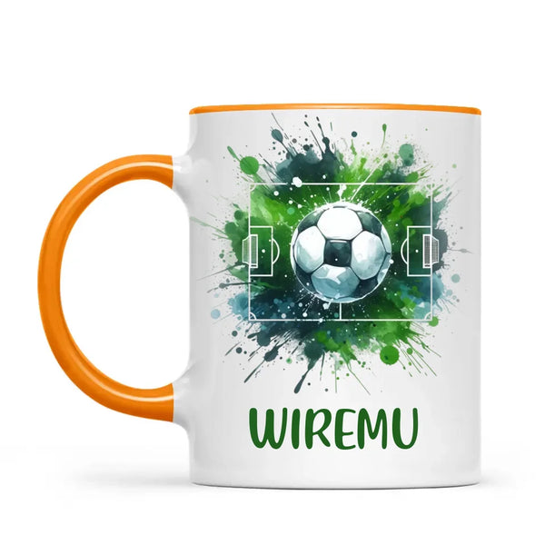 Personalised Soccer Mug with Name – Perfect Gift for Young Football Fans