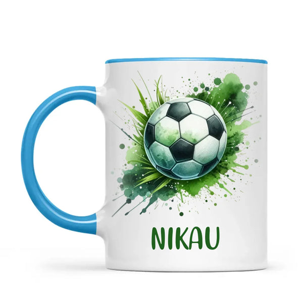 Custom Kids Soccer Mug – Personalised Gift for Future Football Stars