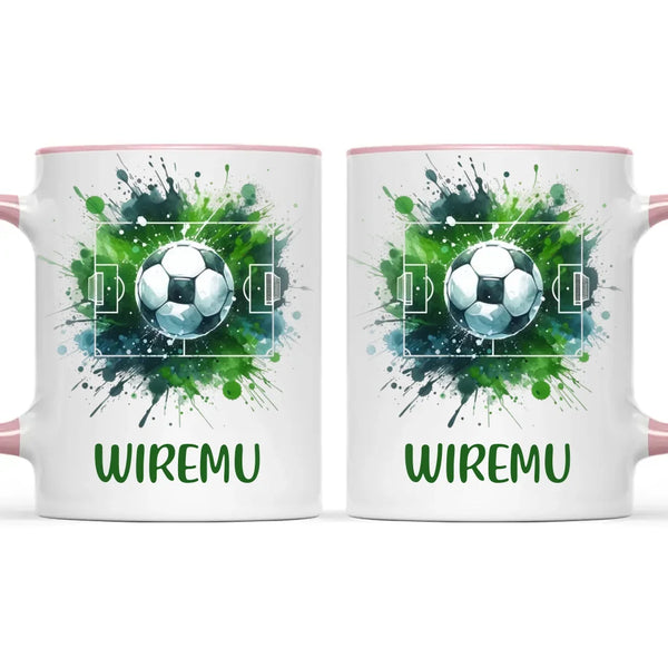 Personalised Soccer Mug with Name – Perfect Gift for Young Football Fans