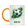 Custom Kids Soccer Mug – Personalised Gift for Future Football Stars