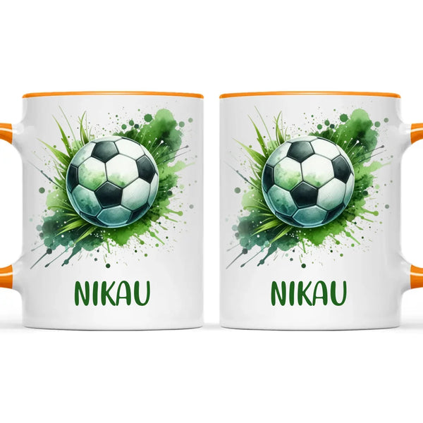 Custom Kids Soccer Mug – Personalised Gift for Future Football Stars