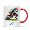 Personalised Kids Rugby Mug with Name – Custom Rugby Gift for Young Players