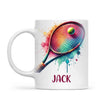 Custom Kids Tennis Mug – Personalised Name Gift for Young Tennis Lovers