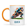 Personalised Kids Rugby Mug with Name – Custom Rugby Gift for Young Players