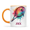 Custom Kids Tennis Mug – Personalised Name Gift for Young Tennis Lovers