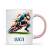 Personalised Kids Rugby Mug with Name – Custom Rugby Gift for Young Players