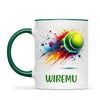 Personalised Kids Tennis Mug with Name – Custom Tennis Gift for Young Players