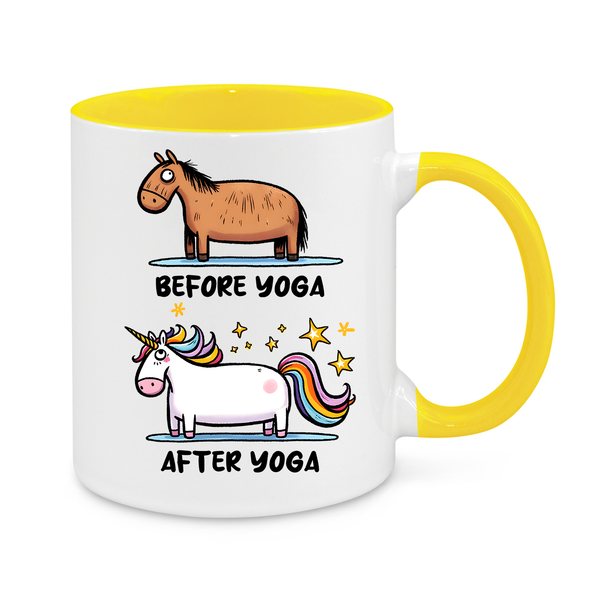 Before Yoga-After Yoga-Novelty Mug