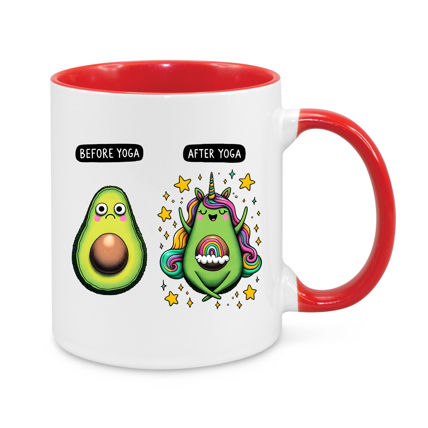 Before Yoga-After Yoga-Novelty Mug