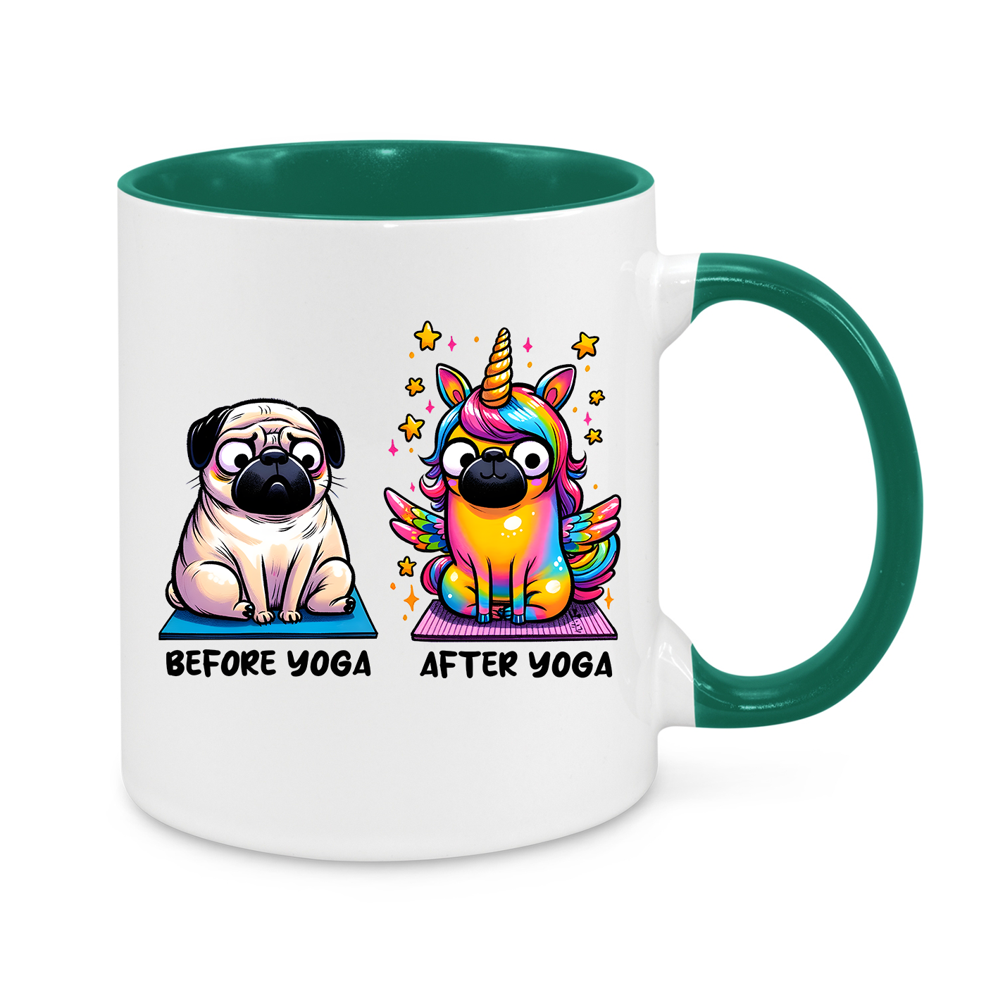 Before Yoga-After Yoga-Novelty Mug