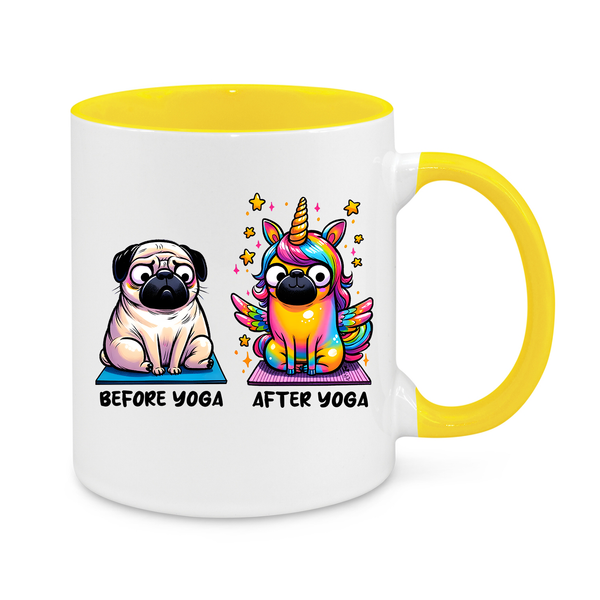 Before Yoga-After Yoga-Novelty Mug