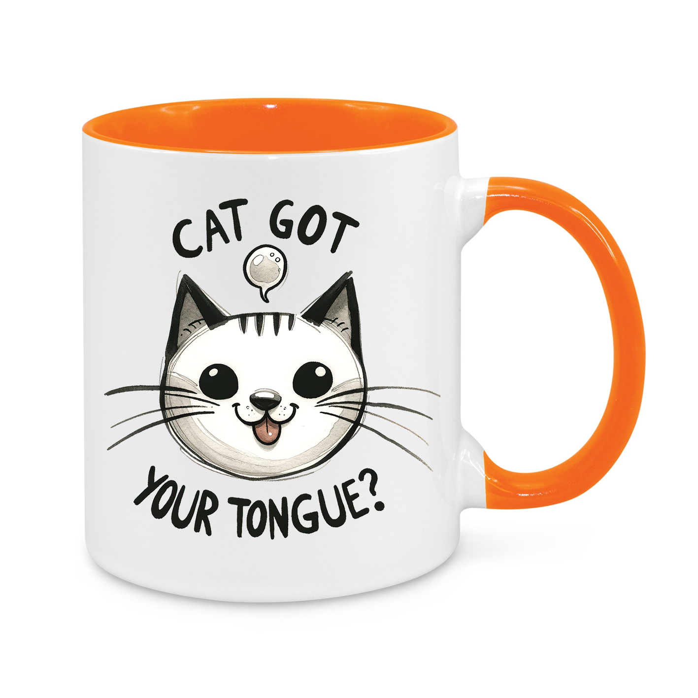 Cat Got Your Tongue-Novelty Mug