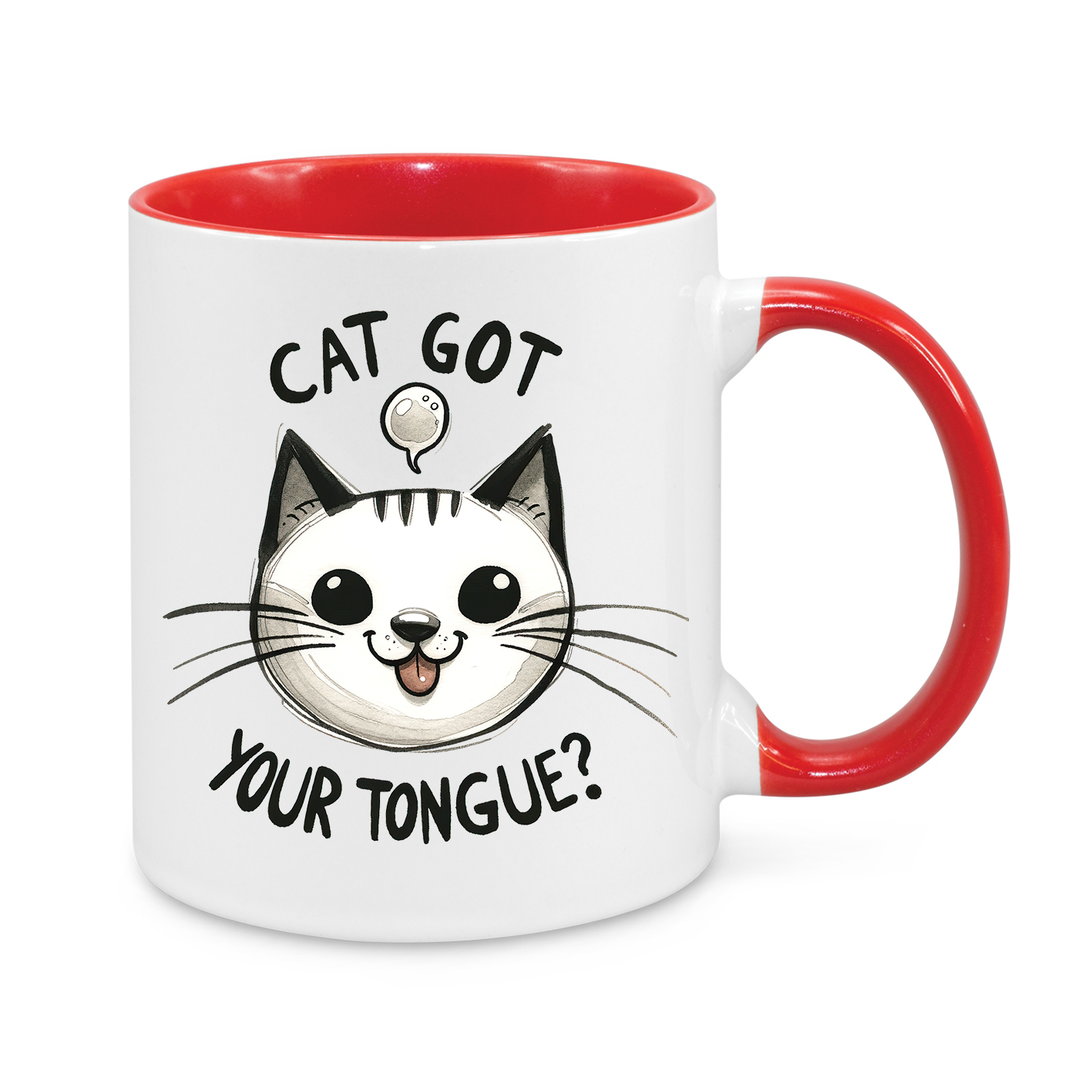 Cat Got Your Tongue-Novelty Mug