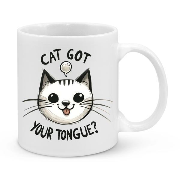 Cat Got Your Tongue-Novelty Mug