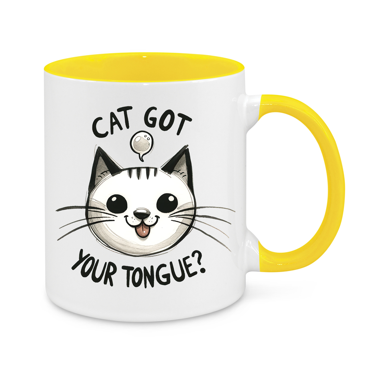 Cat Got Your Tongue-Novelty Mug