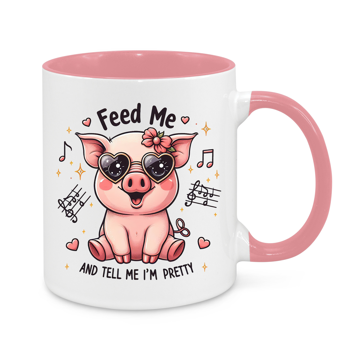 Feed Me and Tell Me I'm Pretty-Novelty Mug