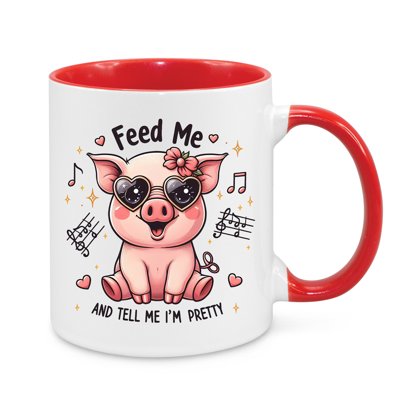 Feed Me and Tell Me I'm Pretty-Novelty Mug