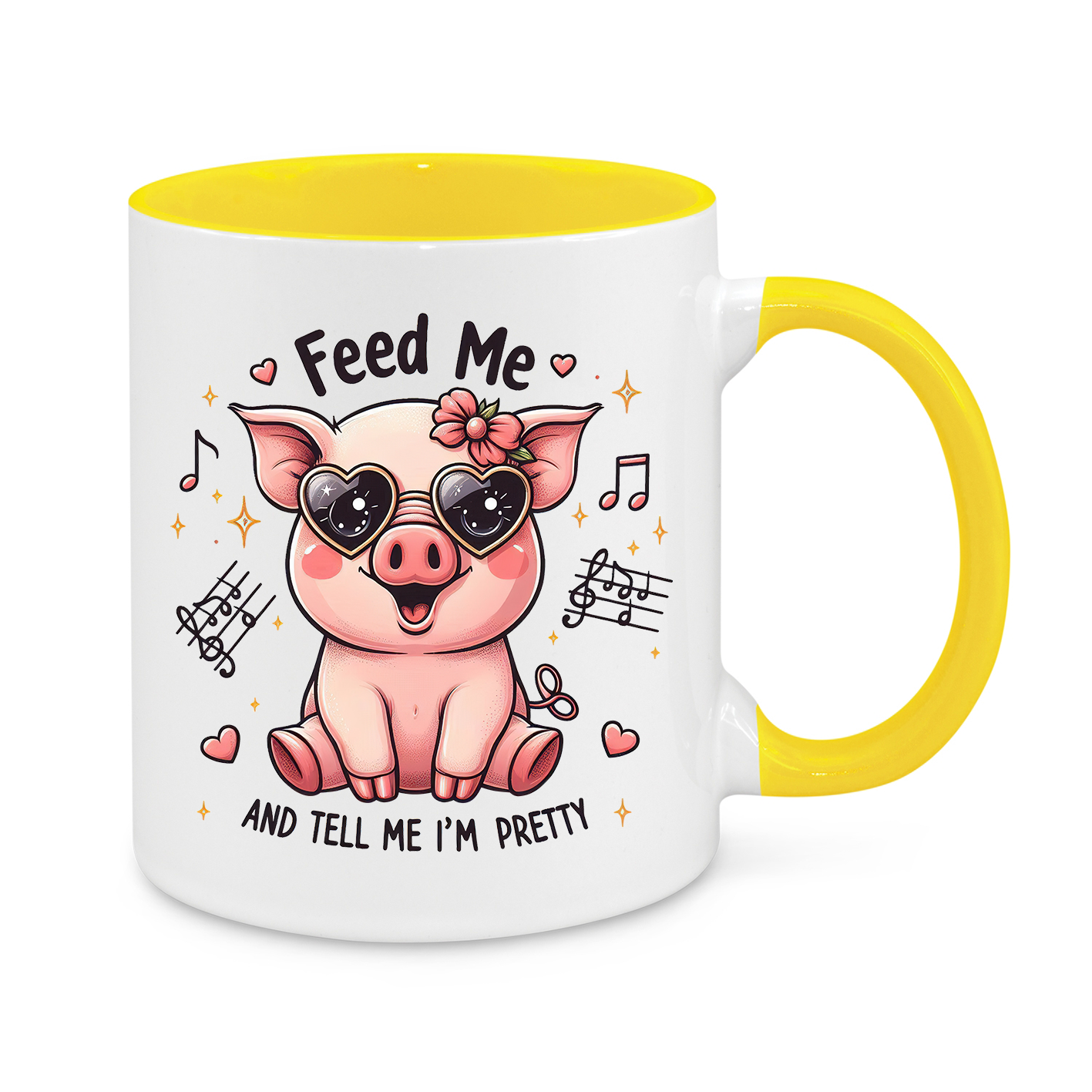 Feed Me and Tell Me I'm Pretty-Novelty Mug