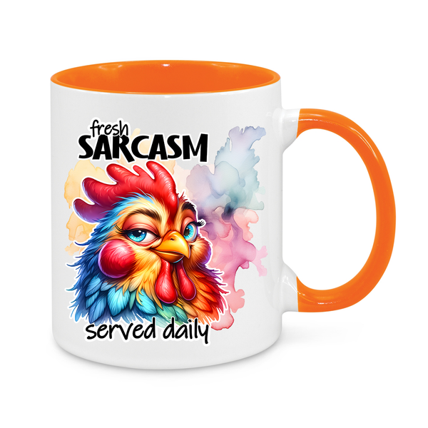 Fresh Sarcasm Served Daily-Novelty Mug