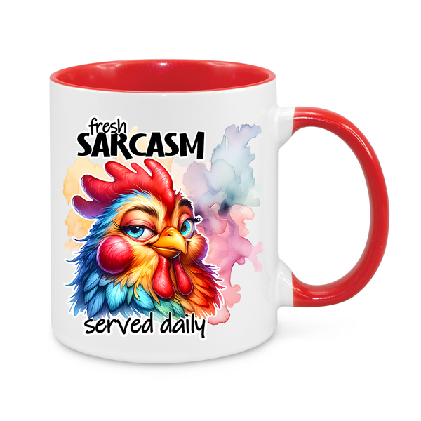 Fresh Sarcasm Served Daily-Novelty Mug