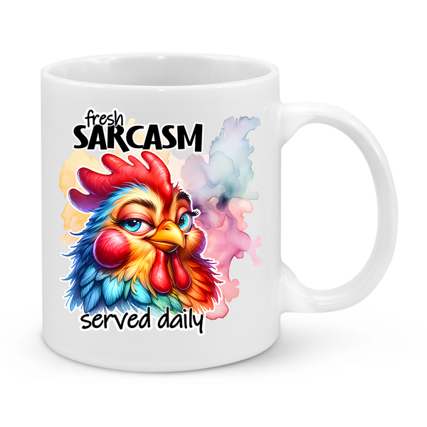 Fresh Sarcasm Served Daily-Novelty Mug