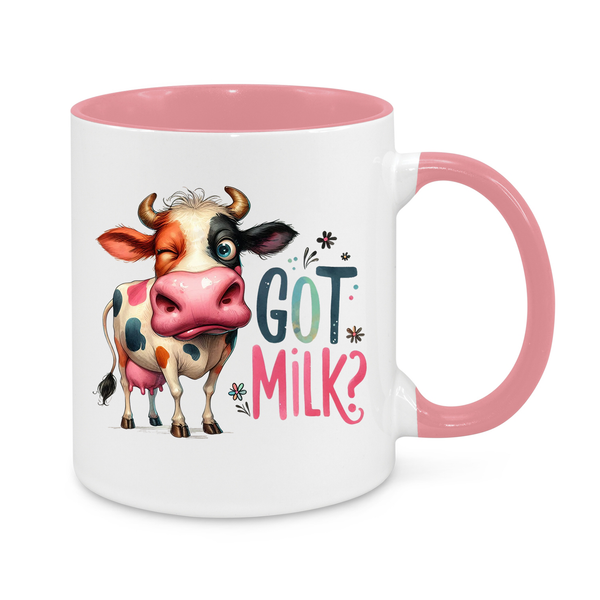 Funny Cow Mug – "Got Milk?" – Cute & Quirky 11oz Coffee Cup – Perfect Gift for Dairy Lovers & Farm Fans