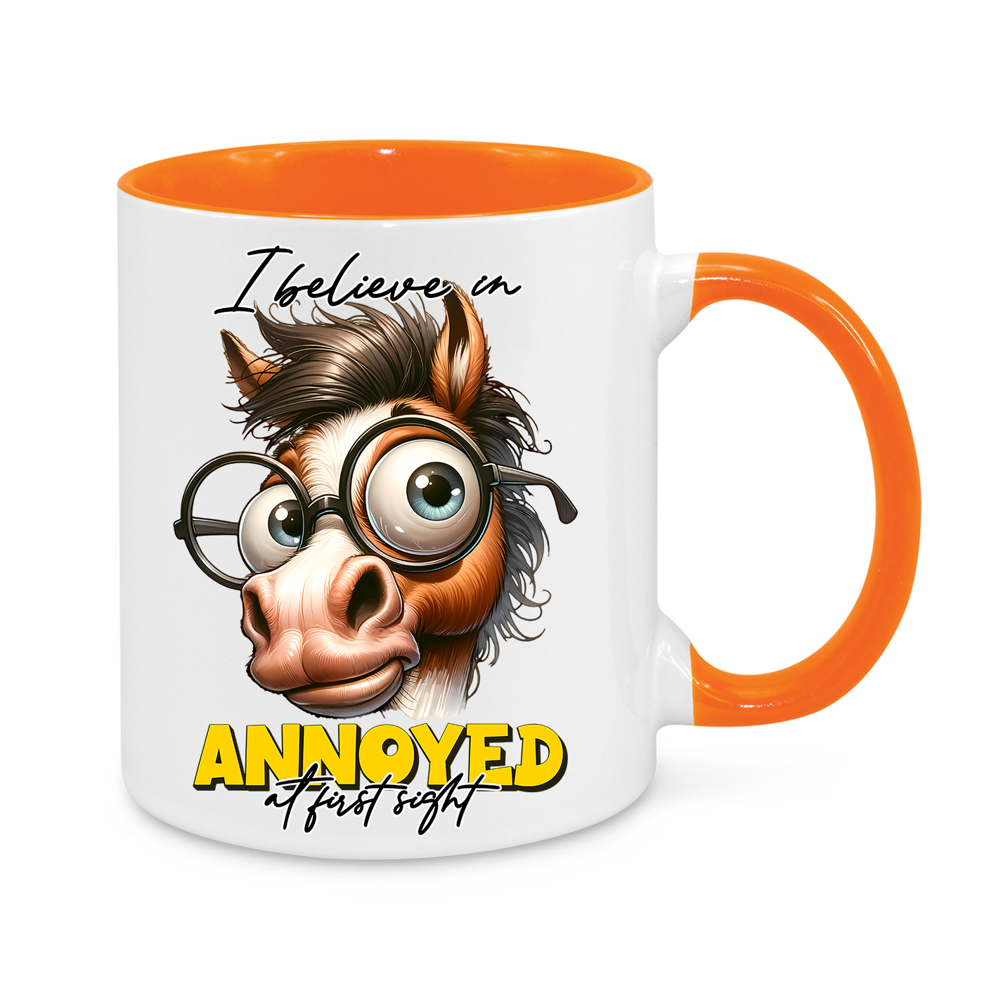 I Believe in Annoyed at First Sight-Novelty Mug