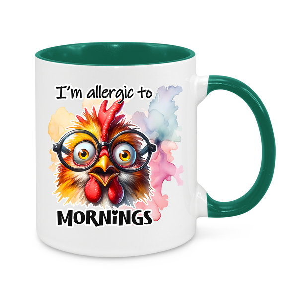 I'm Allergic to Mornings-Novelty Mug