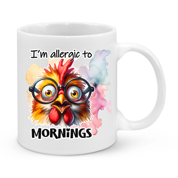 I'm Allergic to Mornings-Novelty Mug