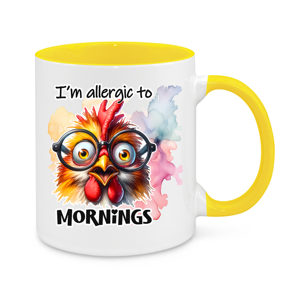 I'm Allergic to Mornings-Novelty Mug