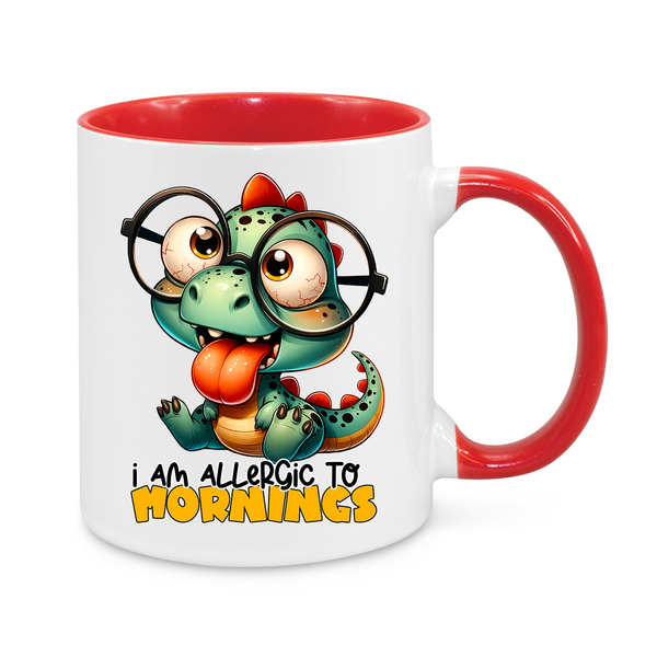 I'm Allergic to Mornings-Novelty Mug