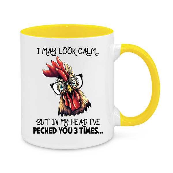 I May Look Calm-Novelty Mug