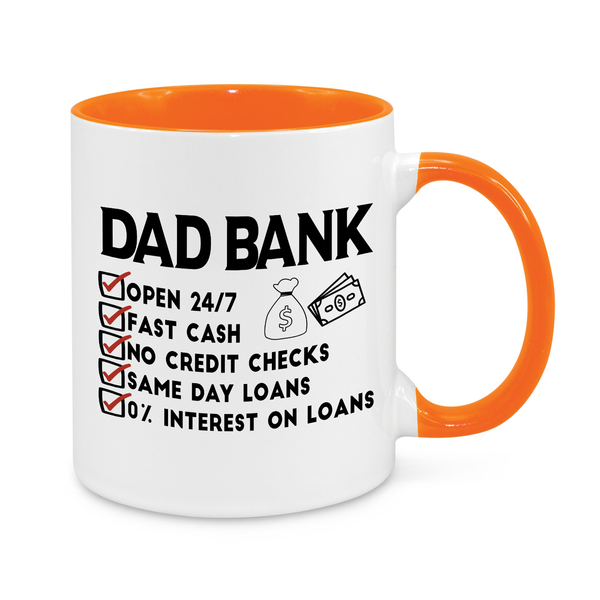 Dad Bank Novelty Mug