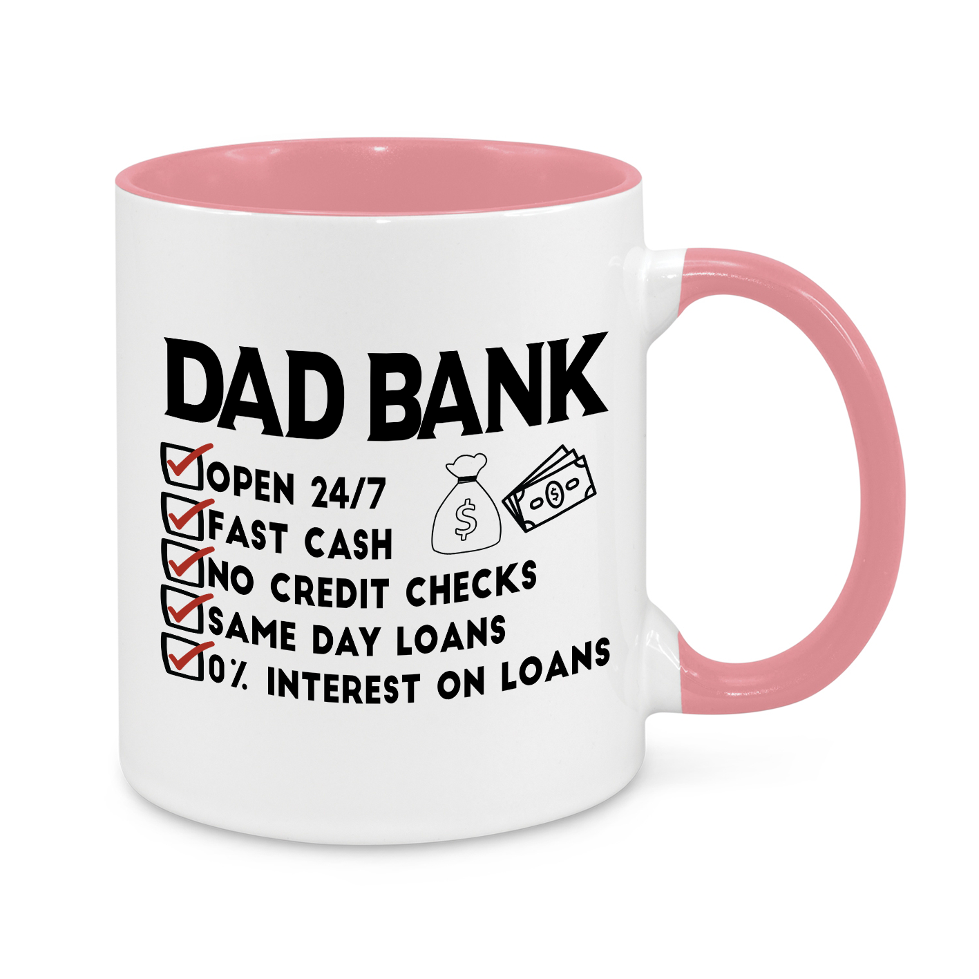 Dad Bank Novelty Mug