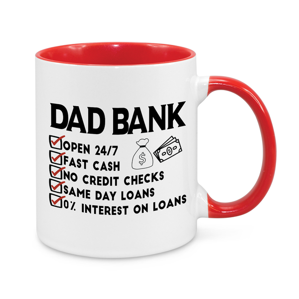 Dad Bank Novelty Mug