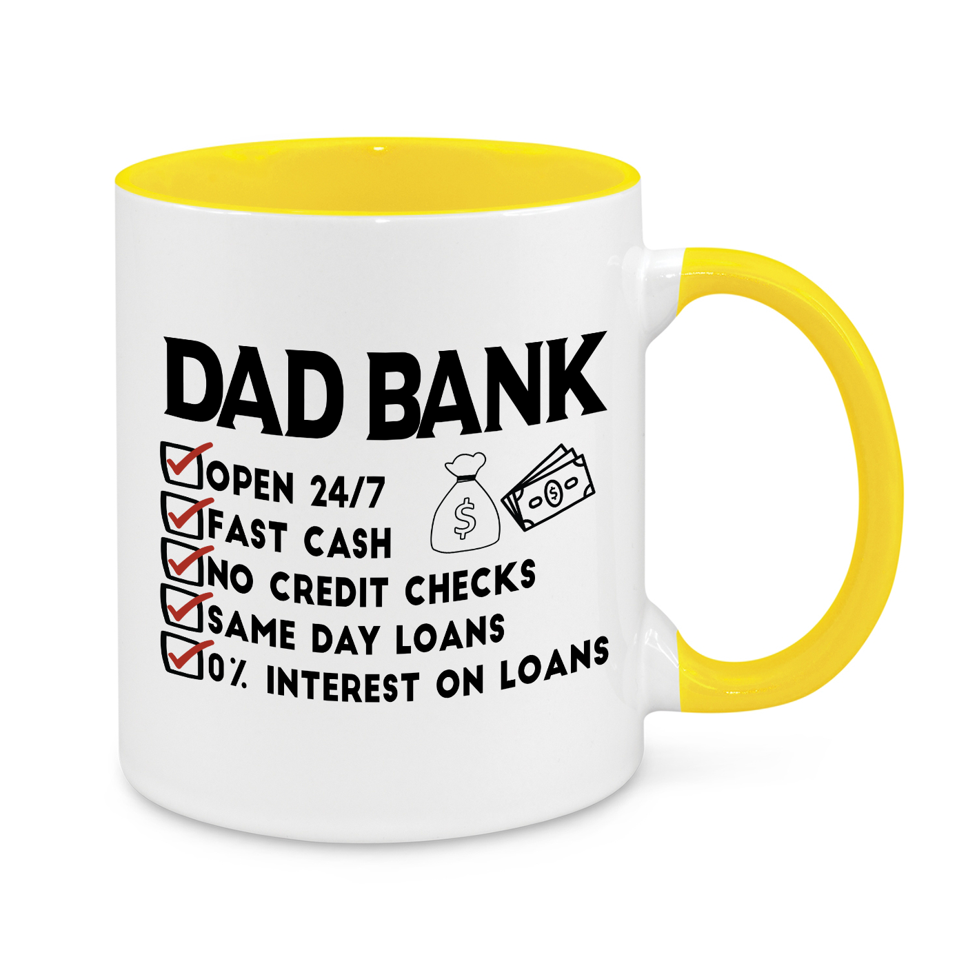 Dad Bank Novelty Mug