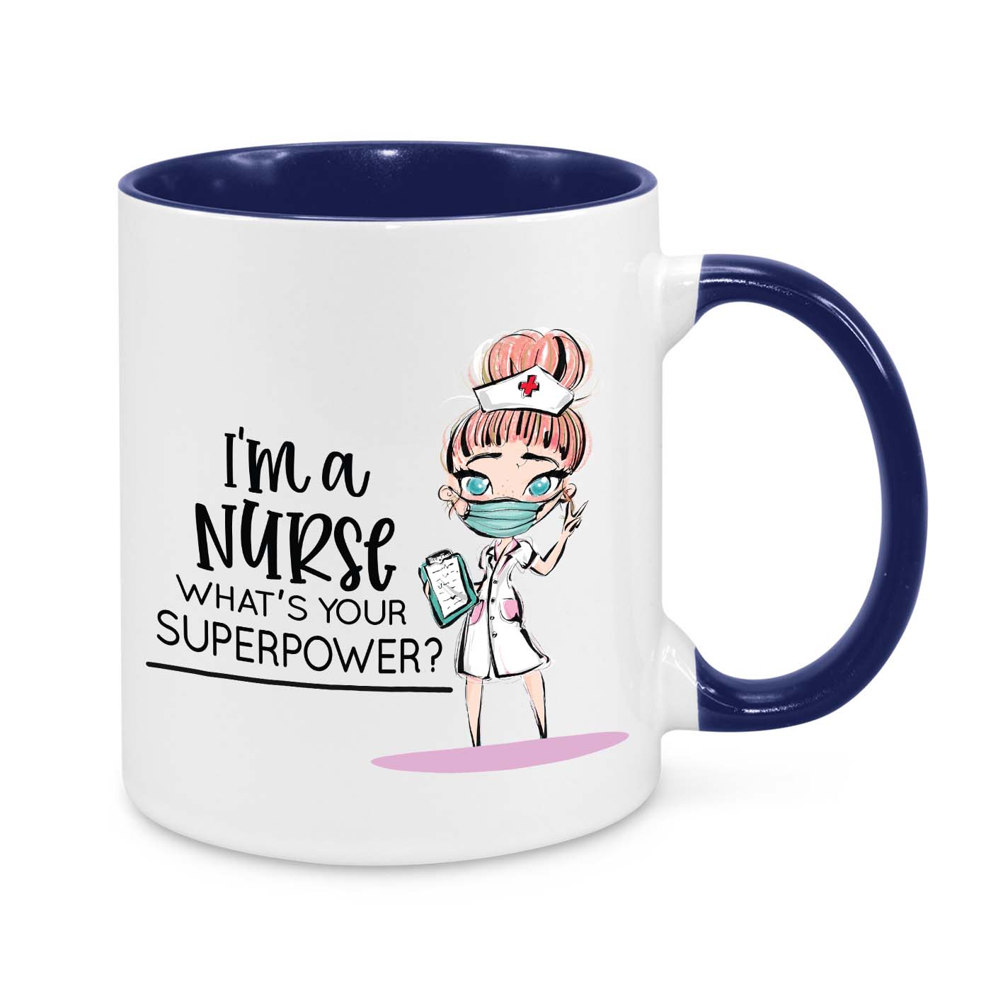 I am Nurse, what is Your Superpower? Novelty Mug