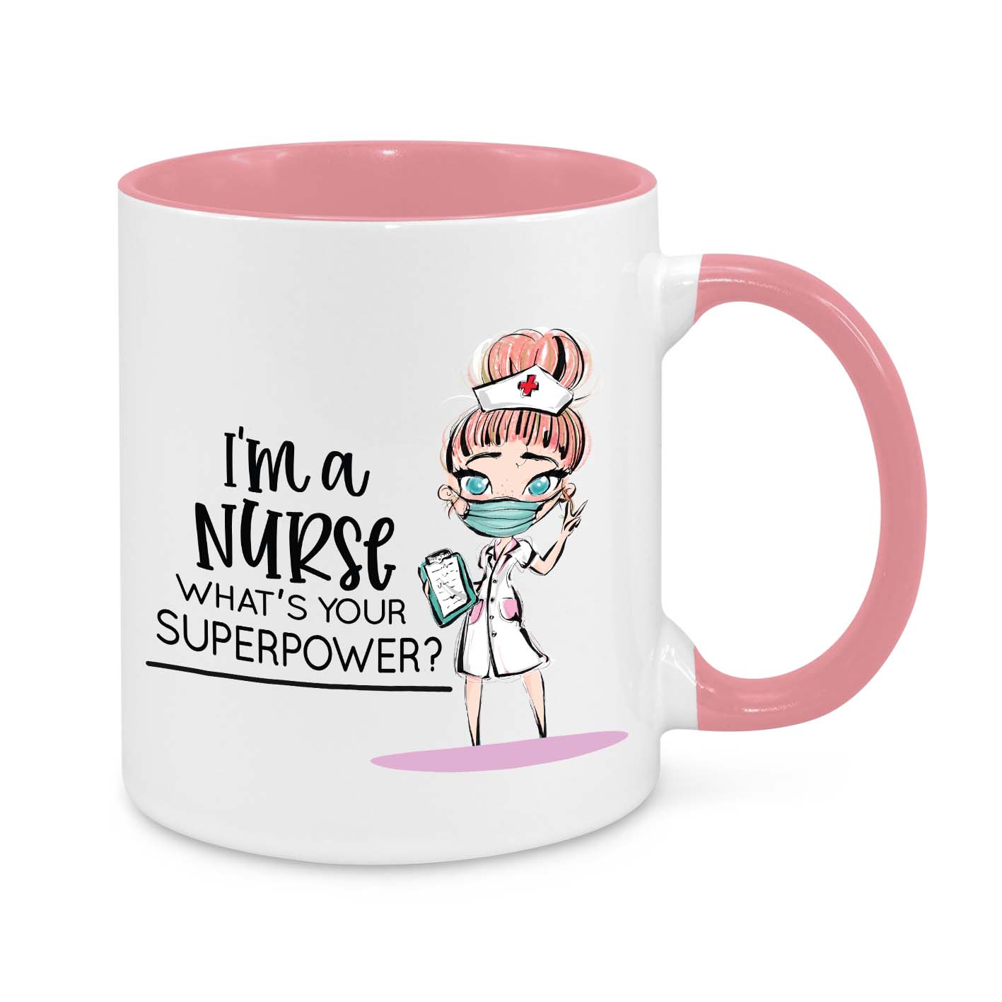 I am Nurse, what is Your Superpower? Novelty Mug