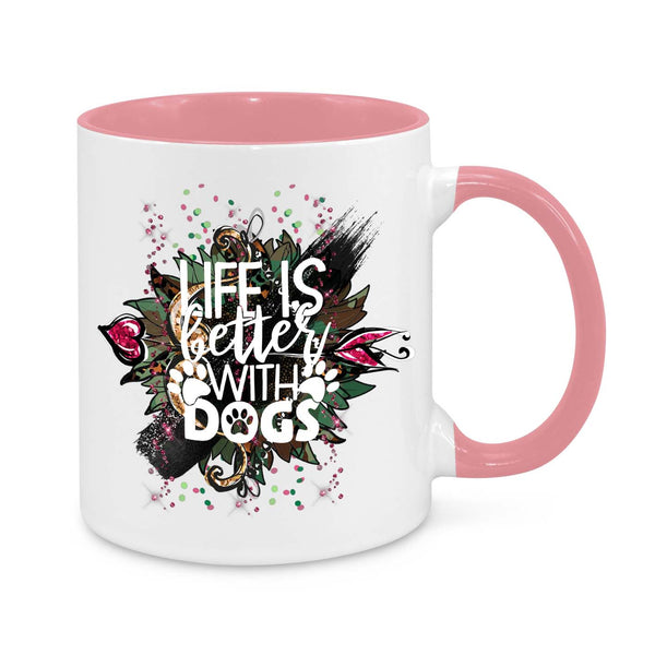 Life is Better with Dog Novelty Mug