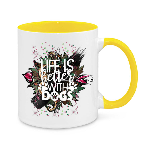 Life is Better with Dog Novelty Mug