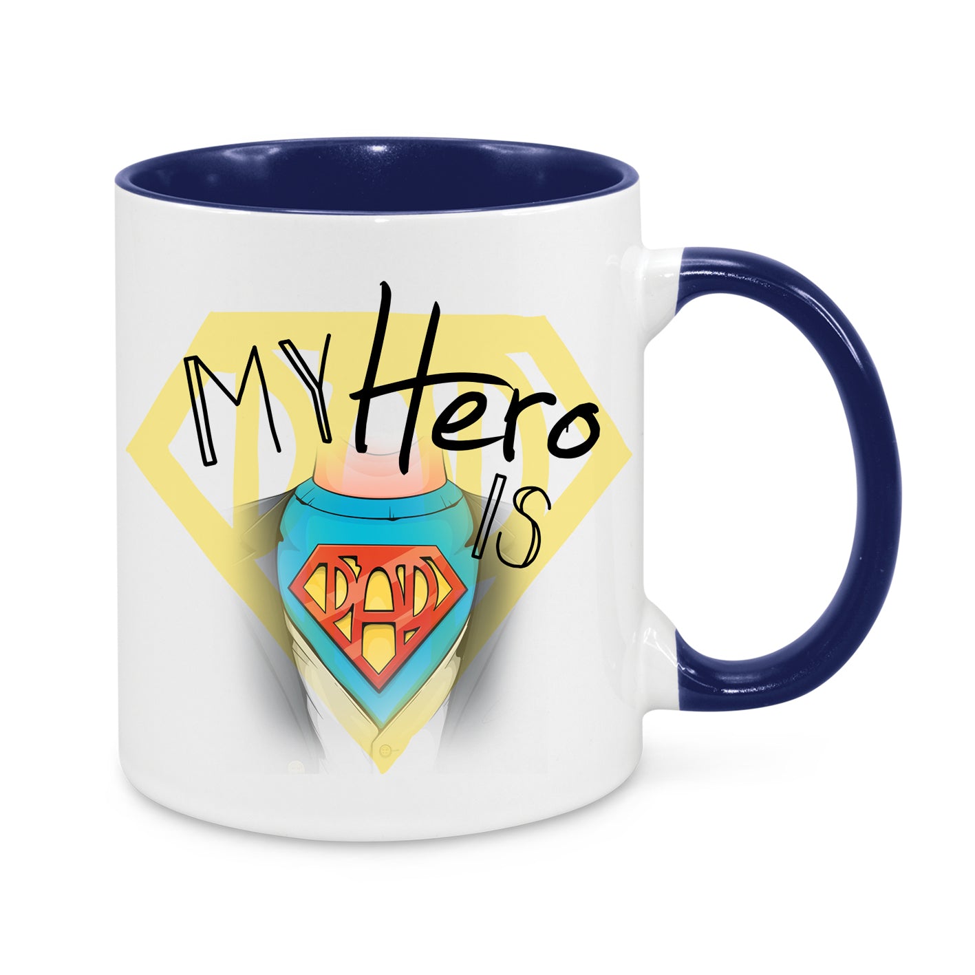 My Hero Is Dad Novelty Mug