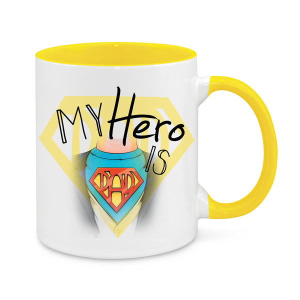 My Hero Is Dad Novelty Mug