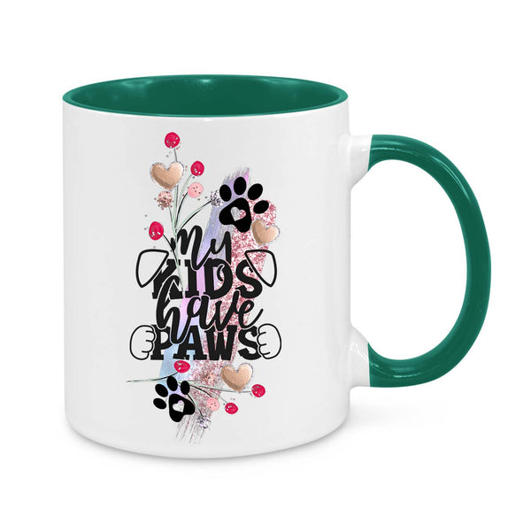 My Kids Have Paws Novelty Mug