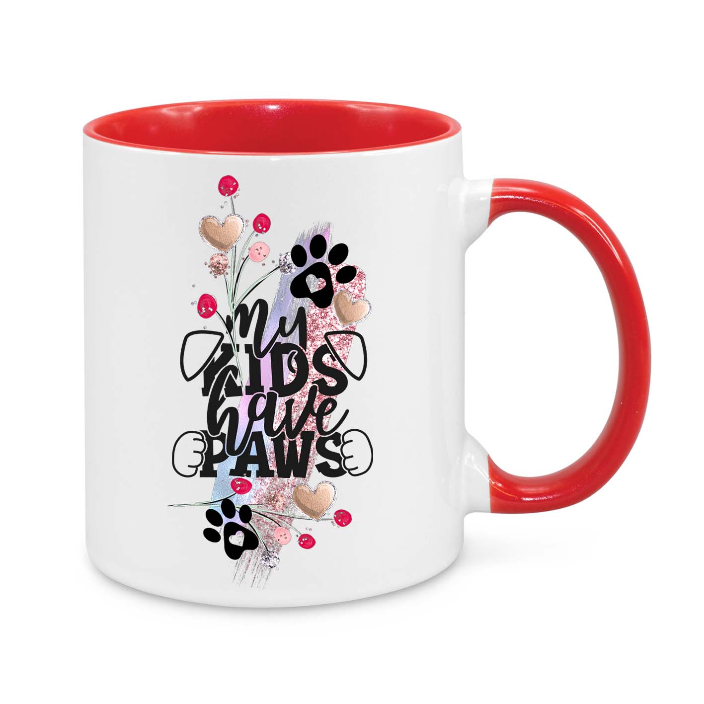 My Kids Have Paws Novelty Mug