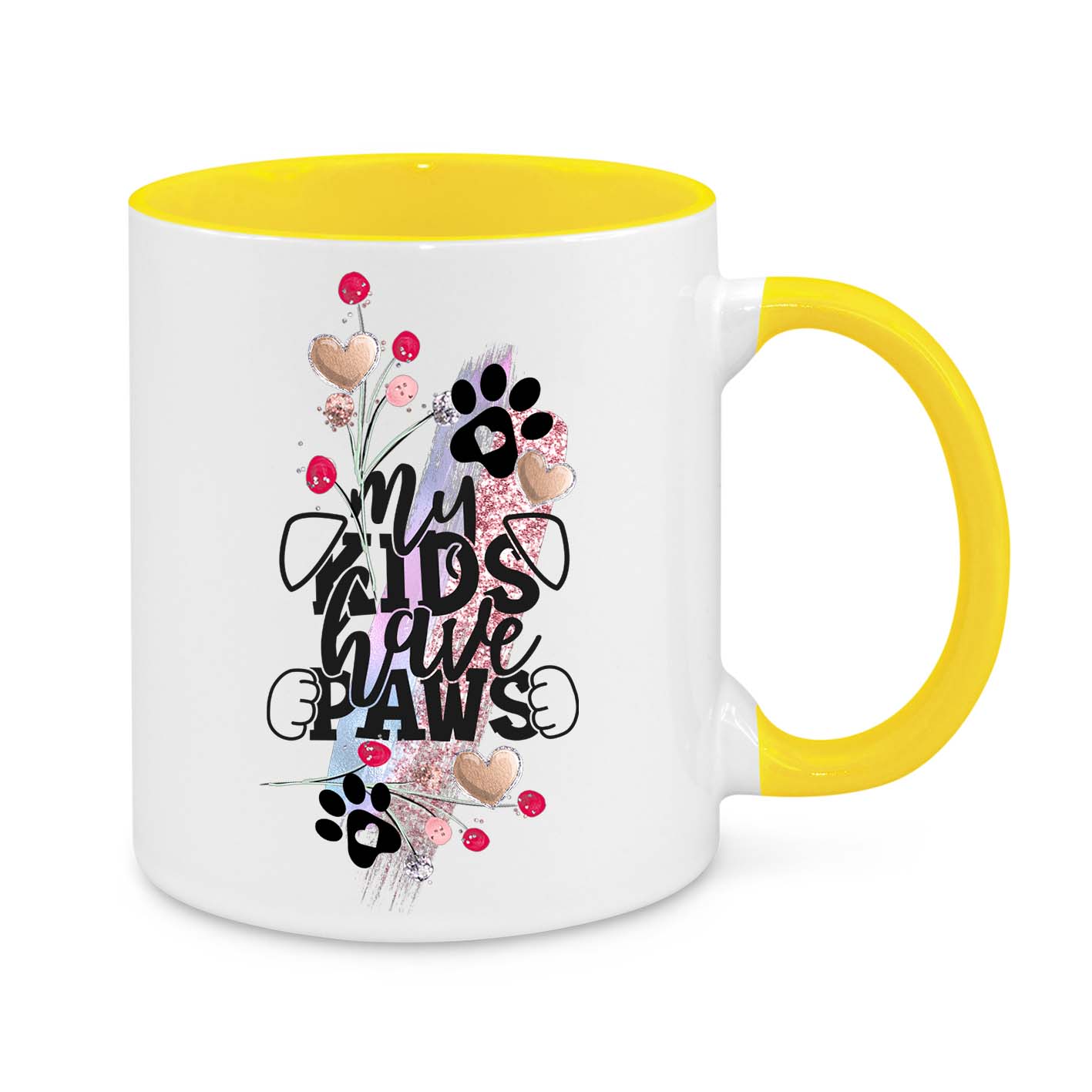 My Kids Have Paws Novelty Mug