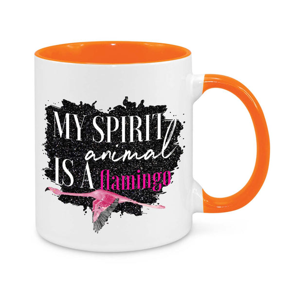 My Spirit Animal is a Flamingo Novelty Mug